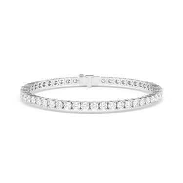 Round Diamond Tennis Bracelet 5 CTW - Le Bezel 