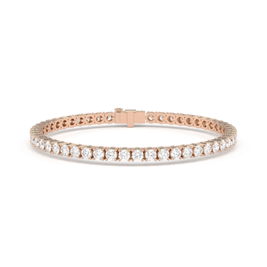 Round Diamond Tennis Bracelet 5 CTW - Le Bezel 