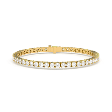 Round Diamond Tennis Bracelet 5 CTW - Le Bezel 