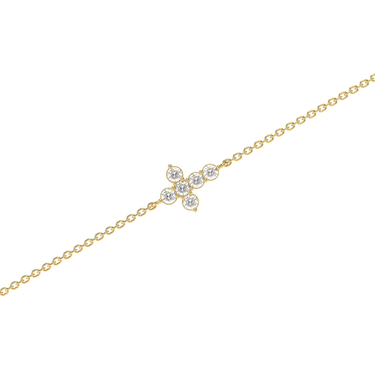 Diamond Cross Bracelet 0.25CTW - Le Bezel 