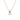 Pear Diamond Solitaire Necklace - Le Bezel 