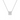 Bezel Princess Diamond Solitaire Necklace - Le Bezel 