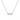 Three Diamond Prong Necklace 0.18 CTW - Le Bezel 