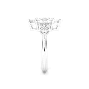 Amelie Three Stone Marquise Cut Diamond Ring - Beyon Diamond