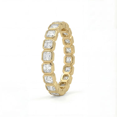 Asscher Bezel Eternity Band 2.4 CTW - Beyon Diamond