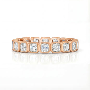 Asscher Bezel Eternity Band 2.4 CTW - Beyon Diamond