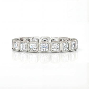 Asscher Bezel Eternity Band 2.4 CTW - Beyon Diamond