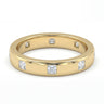Asscher Inlay Eternity Band 0.6 CTW - Beyon Diamond