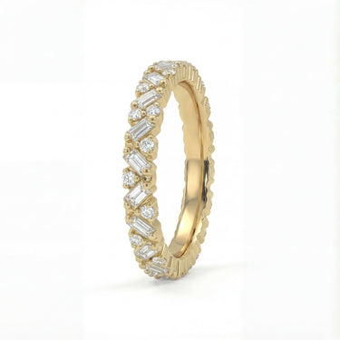 Baguette Cluster Eternity Band 1.08 CTW - Beyon Diamond