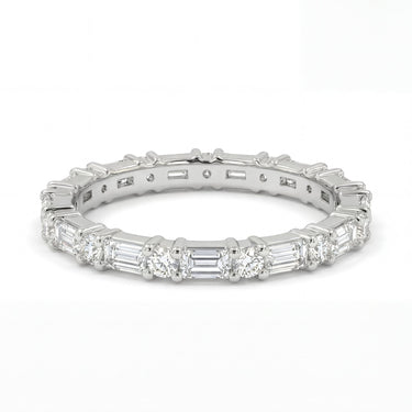 Baguette Round Eternity Band 1.0 CTW - Beyon Diamond