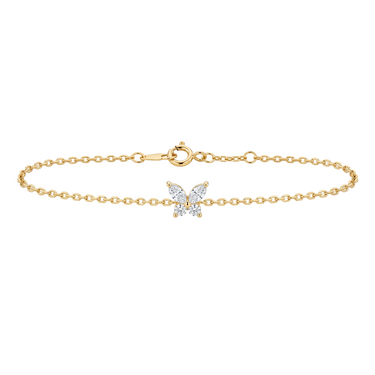 Mini Butterfly Diamond Bracelet