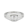 Bevel Edged Men's Engagement Ring - Beyon Diamond