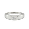 Bezel Front Studded Men's Engagement Ring - Beyon Diamond