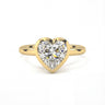 Bezel Heart Cut Diamond Ring - Beyon Diamond