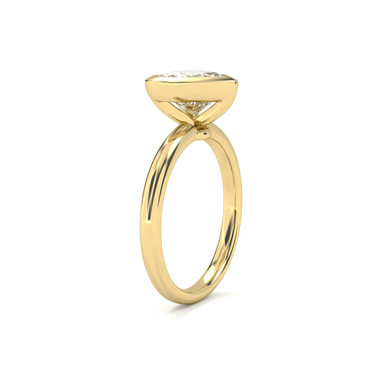 Bezel Heart Cut Diamond Ring - Beyon Diamond