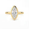 Bezel Marquise Cut Diamond Ring - Beyon Diamond