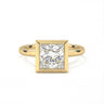 Bezel Princess Cut Diamond Ring - Beyon Diamond