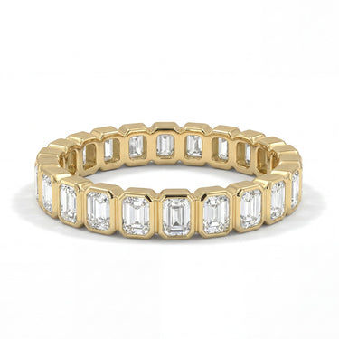 Classic Emerald Bezel Eternity Band 2.7 CTW - Beyon Diamond