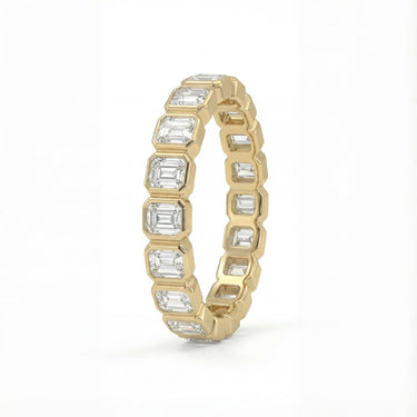 Classic Emerald Bezel Eternity Band 2.7 CTW - Beyon Diamond