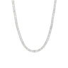 Classic Emerald Cut Diamond Tennis Necklace 14.5CTW - Beyon Diamond