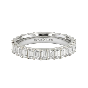 Classic Emerald Cut Eternity Wedding Band 1CTW - Beyon Diamond