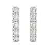 Classic Emerald Hoop Earrings 3 CTW - Beyon Diamond