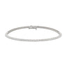 Classic Four - Prong Round Diamond Tennis Bracelet (Square Basket) - Beyon Diamond