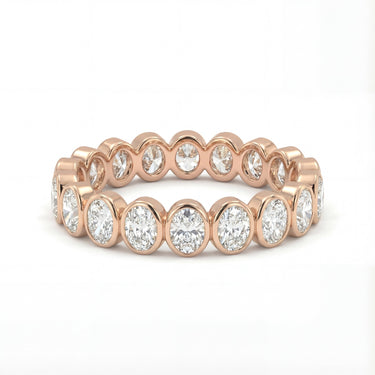 Classic Oval Bezel Eternity Band 2.4 CTW - Beyon Diamond