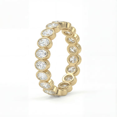 Classic Oval Bezel Eternity Band 2.4 CTW - Beyon Diamond