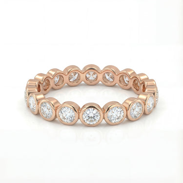 Classic Round Bezel Eternity Band 2.25 CTW - Beyon Diamond