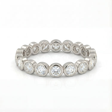 Classic Round Bezel Eternity Band 2.25 CTW - Beyon Diamond