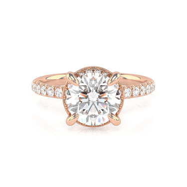 Classic Round Lab Grown Diamond Ring 1 - 4 CTW - Beyon Diamond