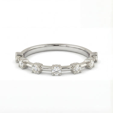 Diamond Station Wedding Band 1.47 CTW - Beyon Diamond
