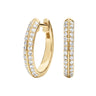 Double Row Diamond Hoop Earrings Earring 0.5CTW - Beyon Diamond