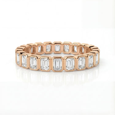 Emerald Bezel Eternity Band 3.0 CTW - Beyon Diamond