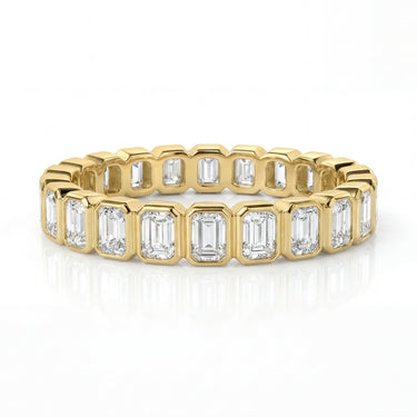 Emerald Bezel Eternity Band 3.0 CTW - Beyon Diamond