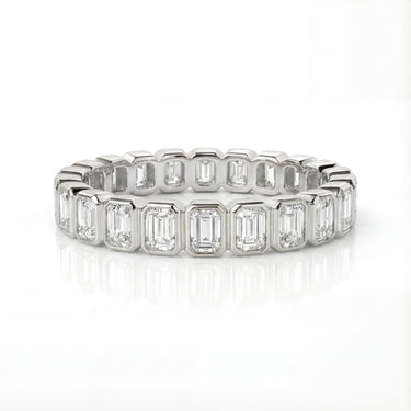 Emerald Bezel Eternity Band 3.0 CTW - Beyon Diamond