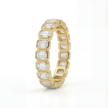 Emerald Bezel Eternity Band 3.0 CTW - Beyon Diamond
