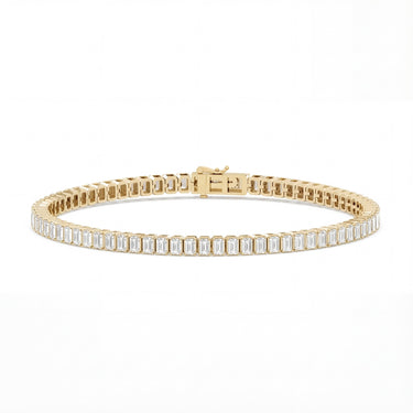 Emerald Cut Diamond Tennis Bracelet 5CTW - Beyon Diamond