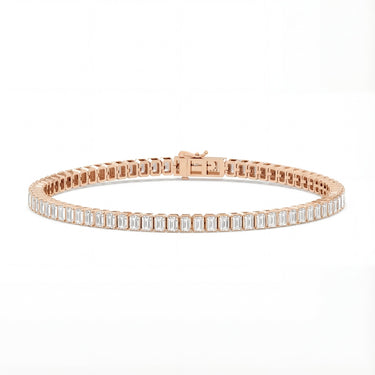 Emerald Cut Diamond Tennis Bracelet 5CTW - Beyon Diamond
