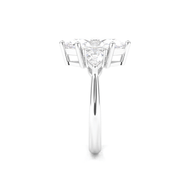 Florence Three Stone Marquise Cut Diamond Ring - Beyon Diamond