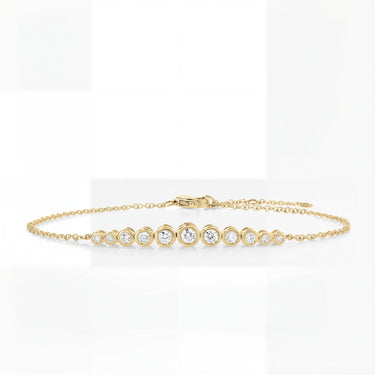 Graduated Bezel Set Diamond Bracelet 0.5CTW - Beyon Diamond