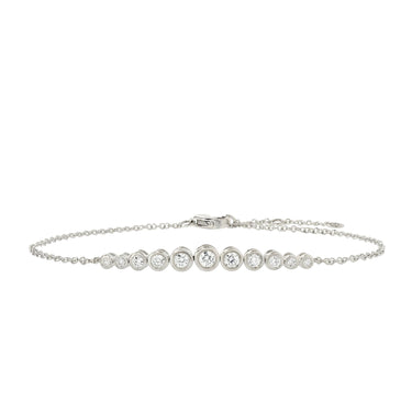 Graduated Bezel Set Diamond Bracelet 0.5CTW - Beyon Diamond