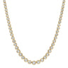 Graduated Bezel Set Diamond Tennis Necklace 5CTW - Beyon Diamond