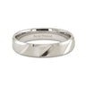 Grooved Diagonal Men's Band - Beyon Diamond