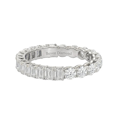 Half Eternity Round Diamond Wedding Band 1.8CTW - Beyon Diamond