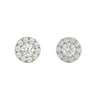 Halo Round Diamond Stud Earrings - Beyon Diamond