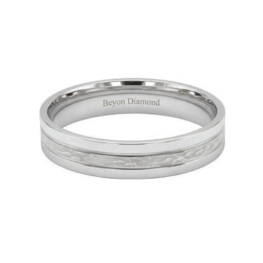 Hammered Horizon Men's Band - Beyon Diamond