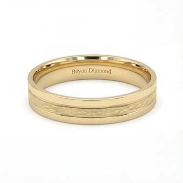 Hammered Horizon Men's Band - Beyon Diamond