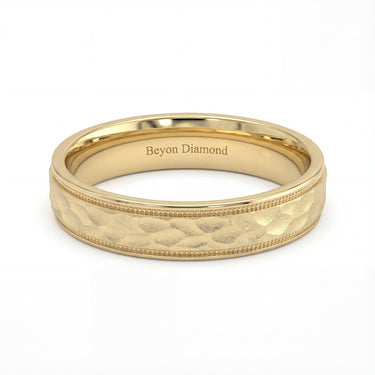 Hammered Men's Band - Beyon Diamond